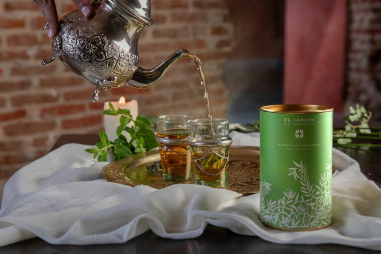 té verde con hierbabuena de El Jardín de Hammam